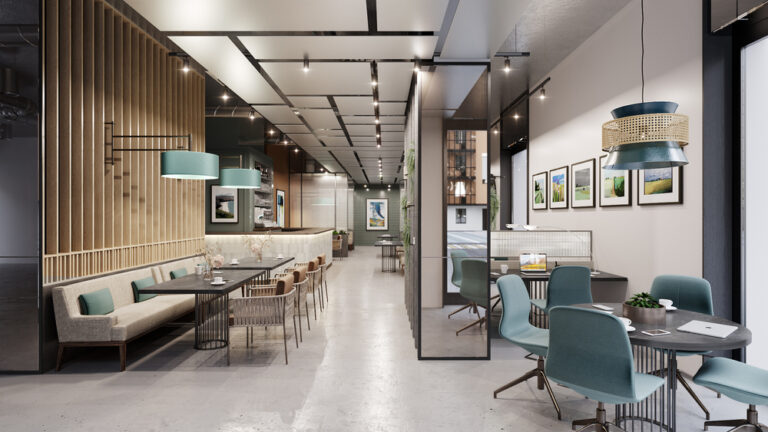 Coworking & Cafe | O&A - London Design Studio